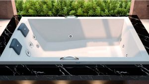 esta si Bañera JACUZZI© con hidromasaje Clean 180x120