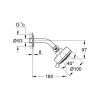 1785617 Grohe® new Tempesta 100 Head Shower Set codigo 26090000