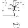ahah Grohe® Eurosmart Cosmopolitan Monomando de lavatorio1/2 " S-Size codigo 2337800E