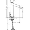 Hansgrohe Talis S Monomando de lavatorio 190 con vaciador automático codigo 72031000