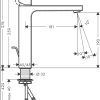 Hansgrohe Vernis Shape Mezclador monomando de lavabo 190 con vaciador automático codigo 71562670