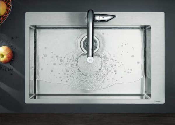 Hansgrohe S71 S719-U660 Fregadero de bajo mesada 660 Acero inoxidable codigo 43428800