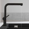 Hansgrohe Talis M54 Mezclador monomando de cocina 270, caño extraíble, 1jet acabado Negro Mate código 72808670