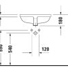 DURAVIT Lavatorio empotrado Diseño de Philippe Starck codigo 030549